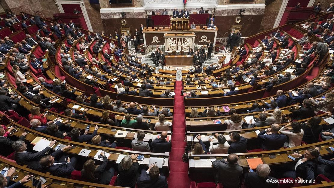 Séance à l'Assemblée nationale
